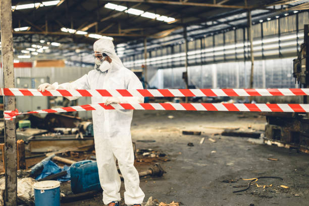 Professional Biohazard technician working in Honey Creek, IA